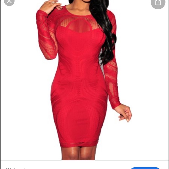 Fits 4-6 Red Keisha Lace Mini - Picture 2 of 7